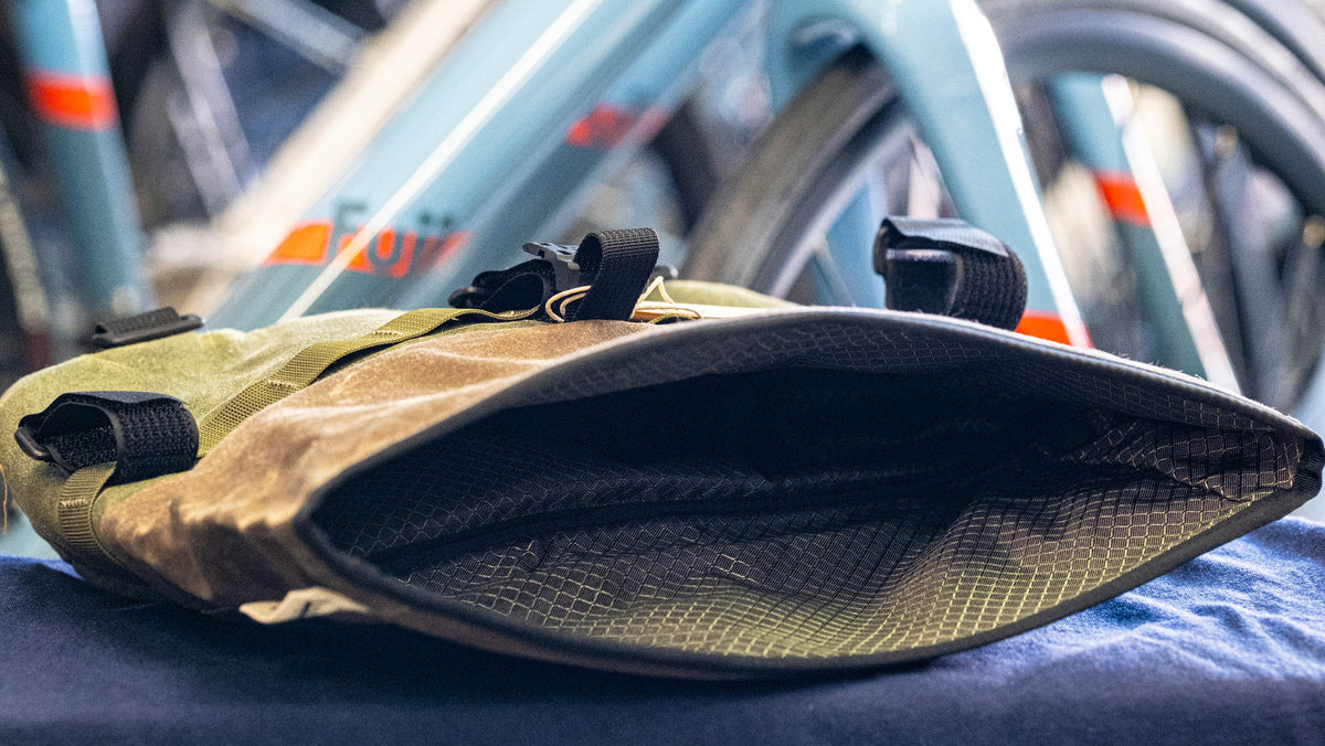 Randi Jo Fabrications Jones Bar Bag – The Lions Cyclery