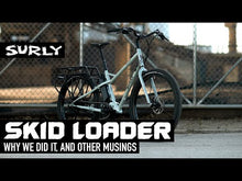 Load and play video in Gallery viewer, Surly Skid Loader Cargo Ebike - 27.5", Steel, Bathwater Gray SALE