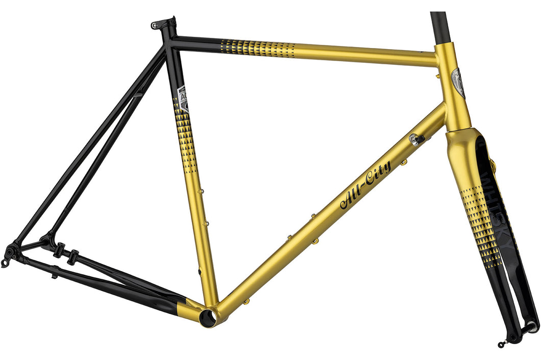 All City Zig-Zag Golden Leopard Frameset