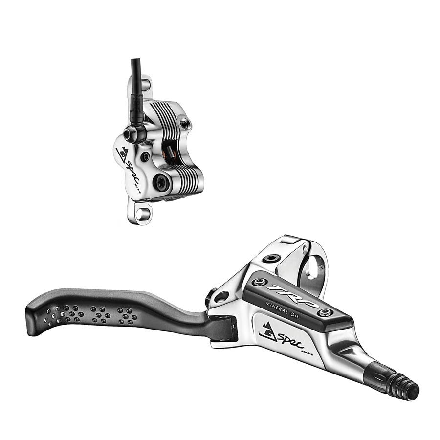 TRP G-Spec DH Disc Brake and Lever - Front, Hydraulic, Post Mount, Polished Silver