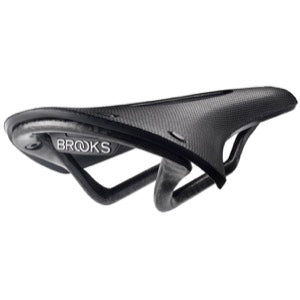 Brooks C13 Carved Saddle - Carbon, Black, 145mm