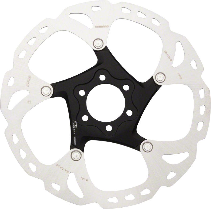 Shimano XT RT86M 180mm 6-Bolt IceTech Disc Brake Rotor with bolts