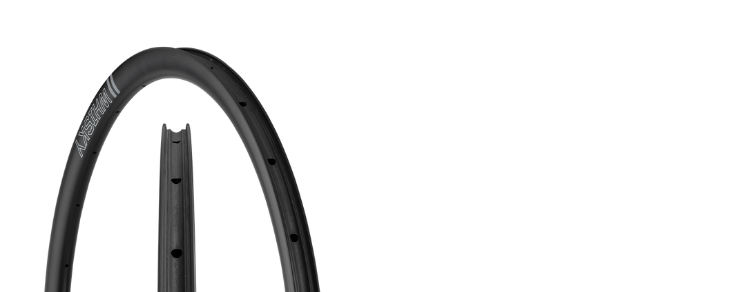 Whisky No. 9 30D 700c Road Rim 24 Hole Matte Black The Lions Cyclery