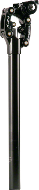 SR Suntour NCX Suspension Seatpost: 27.2 x 350mm, 50mm Travel, Black