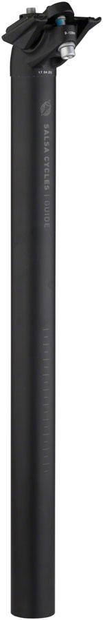 salsa guide sattelstütze Salsa Guide Seatpost, 27.2 x 350mm, 18mm Offset, Black – The Lions Cyclery